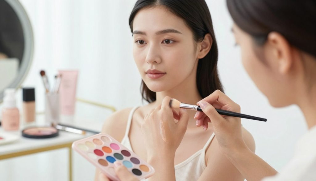 Refining skin texture and color matching with deepnude tips